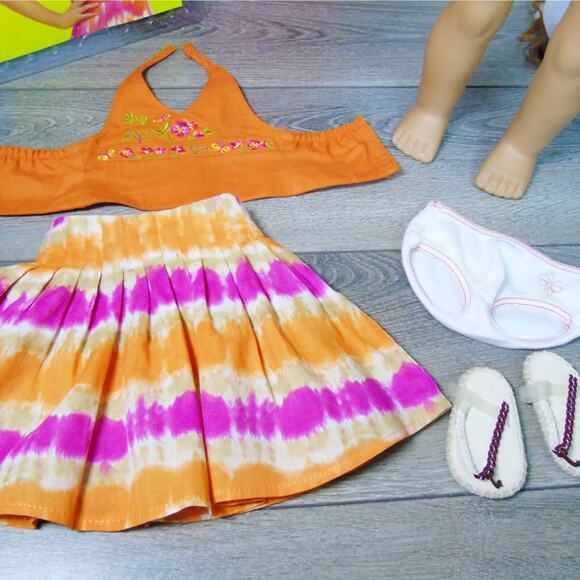 NEW American Girl 18" JESS DOLL In MEET OUTFIT Girl Of Year 2006 Shoes Book BOX! - Picture 10 of 12